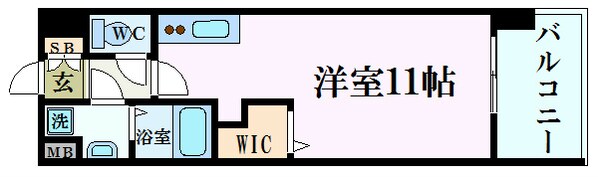 パークフラッツ土橋の物件間取画像